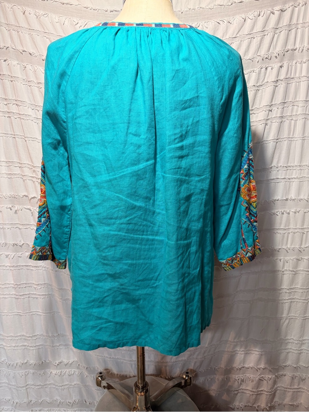 Johnny Was Sentrie Peasant Blouse - Picture 5 of 13